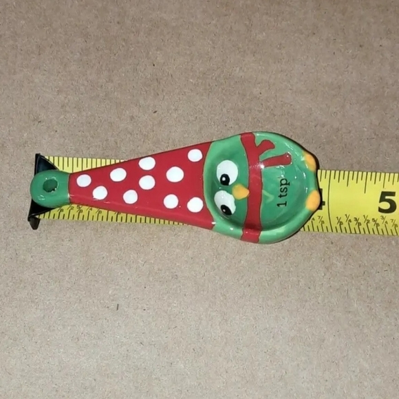 Pier 1 Christmas Owl Measuring Spoons 1 tsp - 1/2 tsp - Picture 6 of 6